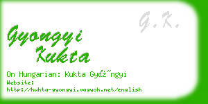 gyongyi kukta business card
